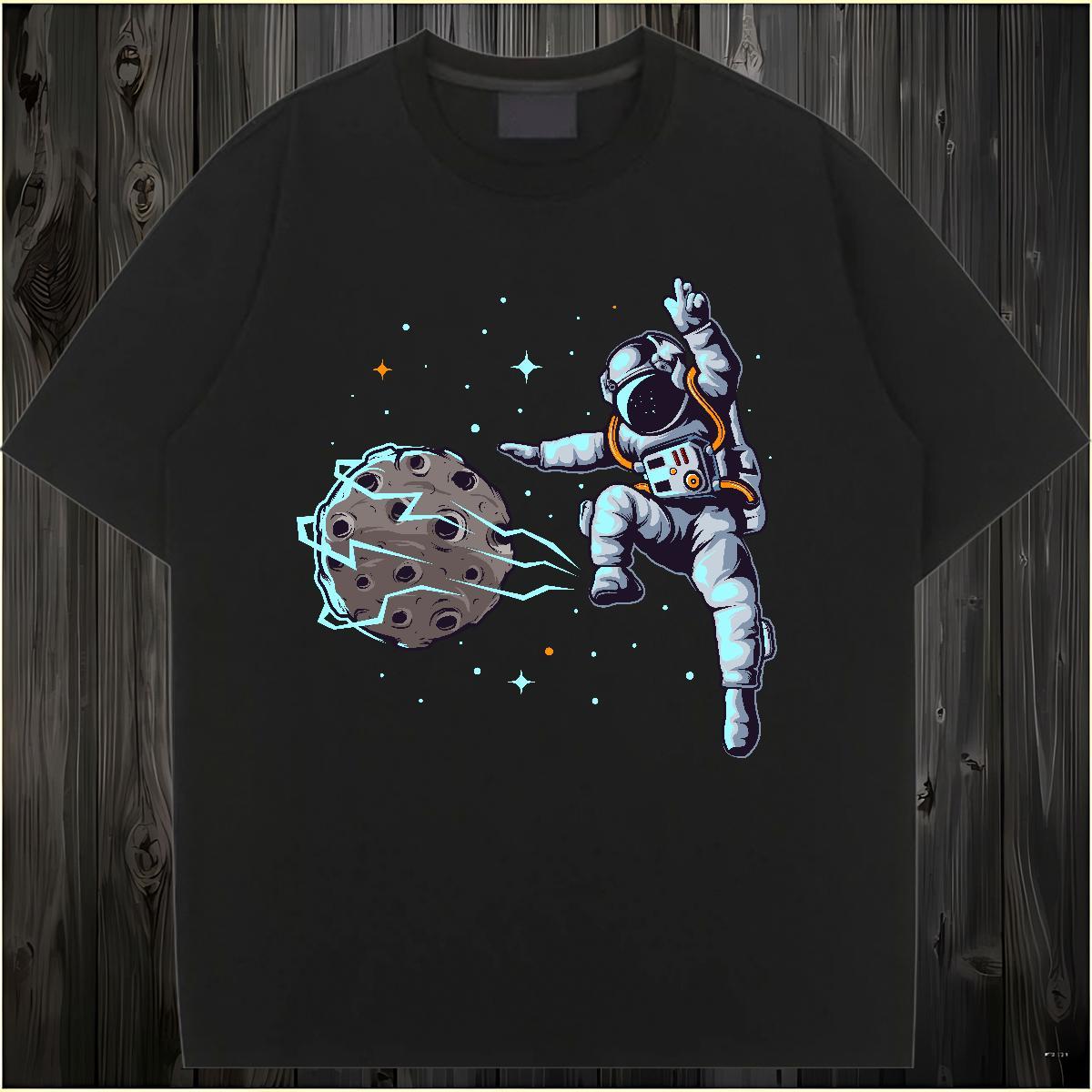 High quality Unisex Tshirts 230g Cotton universe High Street Hip Hop T-Shirts Short Sleeve O-Neck Cartoon Anime Clothings