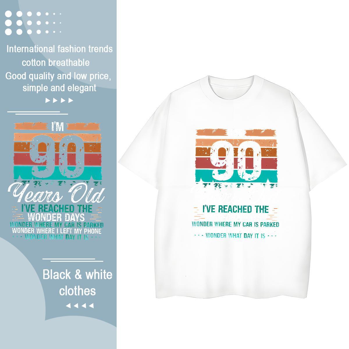 Unisex Tshirt for Man Woman 100% Cotton 230g letter Summer Casual Woman T Shirts Breathable Crew Neck Custom Printing Top Shirts