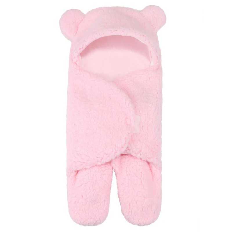 Newborn Blanket Cute Cartoon Toddler Winter Warm Sleeping Sack Stroller Wrap High Quality Safety Baby Swaddle NewXJ240822