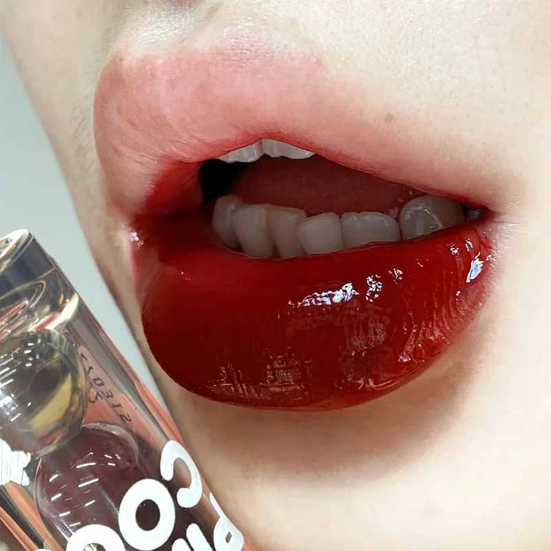 Punk Juice Red Liploss Black Mirror Glass Waterlight Transparent lipstick Stickless Liquid lipstick W241101