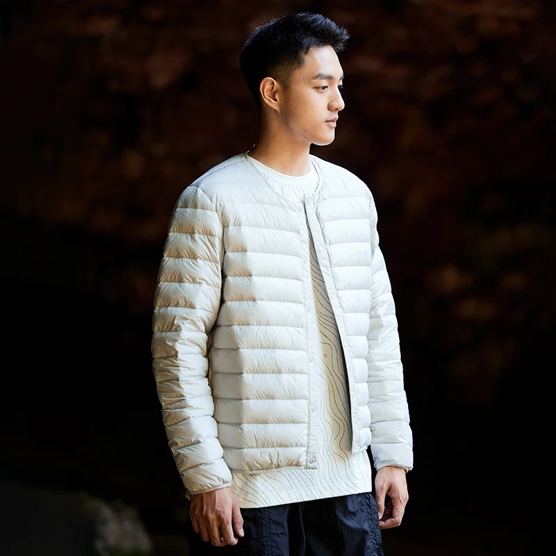 outdoor lightweight down jacket with goose lining 240822
