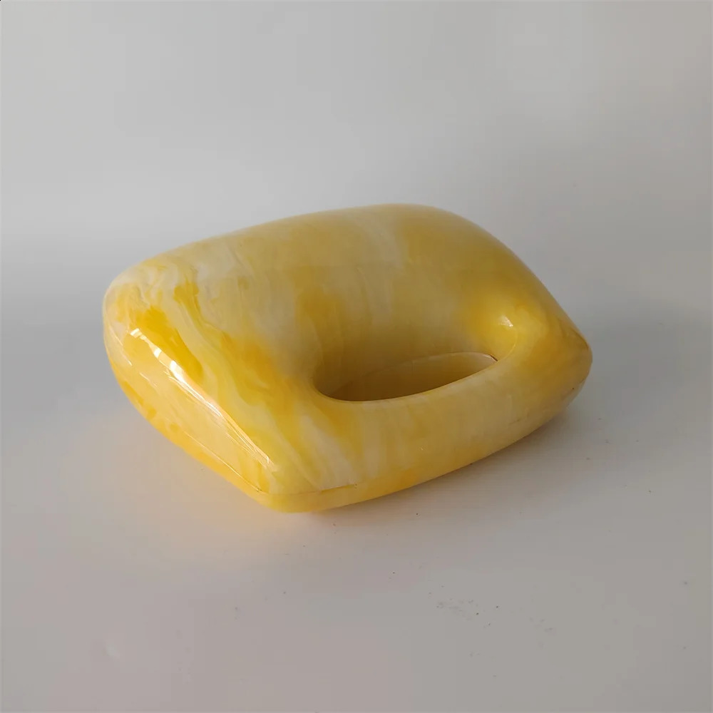 Womens Yellow White Marble y Acrylic Luggage Handbag Evening Clutch Wallet Cross Body Bag Wedding Party Beach 240823