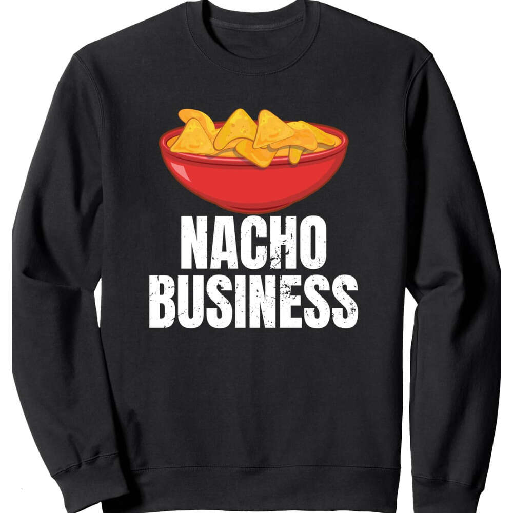 Long Sleeve Shirts for Men sweatshirt Business Funny Nacho Lover Mexican Food Gift Sweatshirt T shirt Tee Streetwear Casual tops clothes