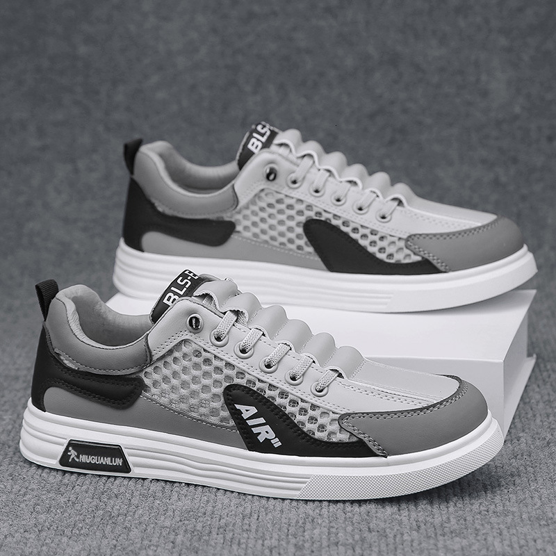 Ddmysports Autumn Mesh Hollowed Out Men S Casual Board Shoes Are Fashionable Versatile And Comfortable OUTDOOR