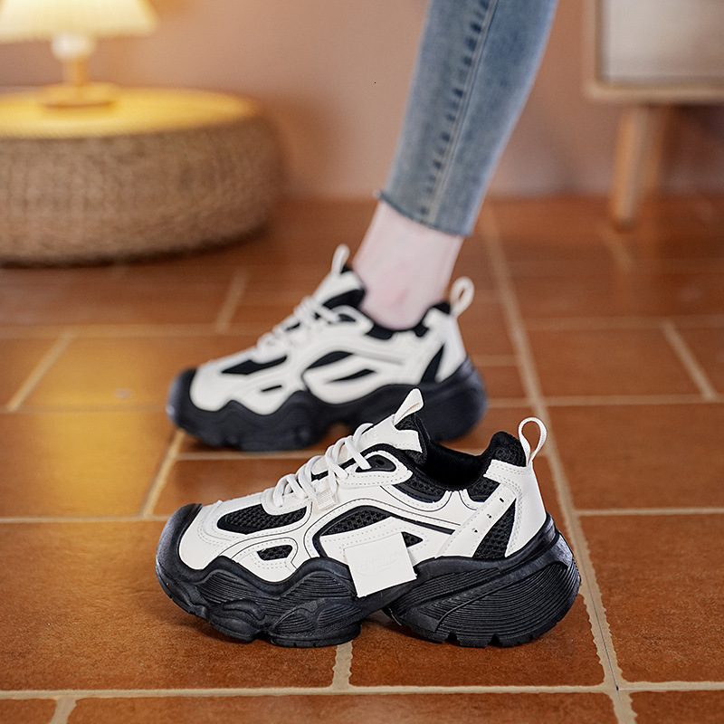 Ddmysports Ins Korean Version New Height Increasing For Women Autumn Student Running Thick Soled Sports Dad Casual Shoes RW AB OUTDOOR