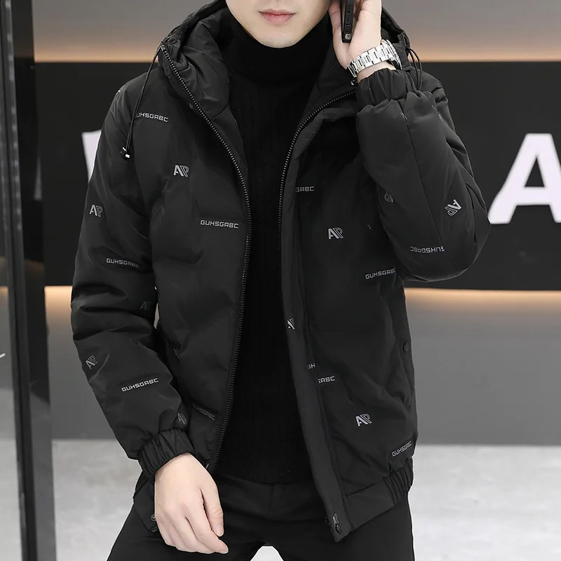 highquality winter jacket for men warm white duck down hooded mens windproof Parkas coat 240822
