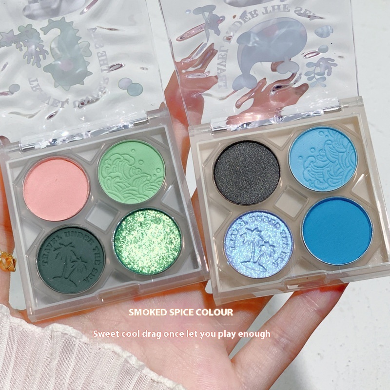 Student Friendly Xixi 'Dreams at Sea' Eyeshadow Kit Multi-Shade Collection with Pearlized Effects