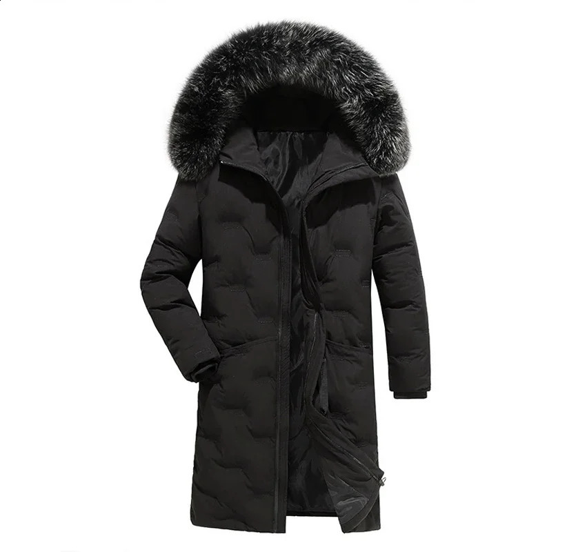 Mens Winter Jacket Cotton Long Style Trend Young and Handsome Camouflage Clothing Casual 240822
