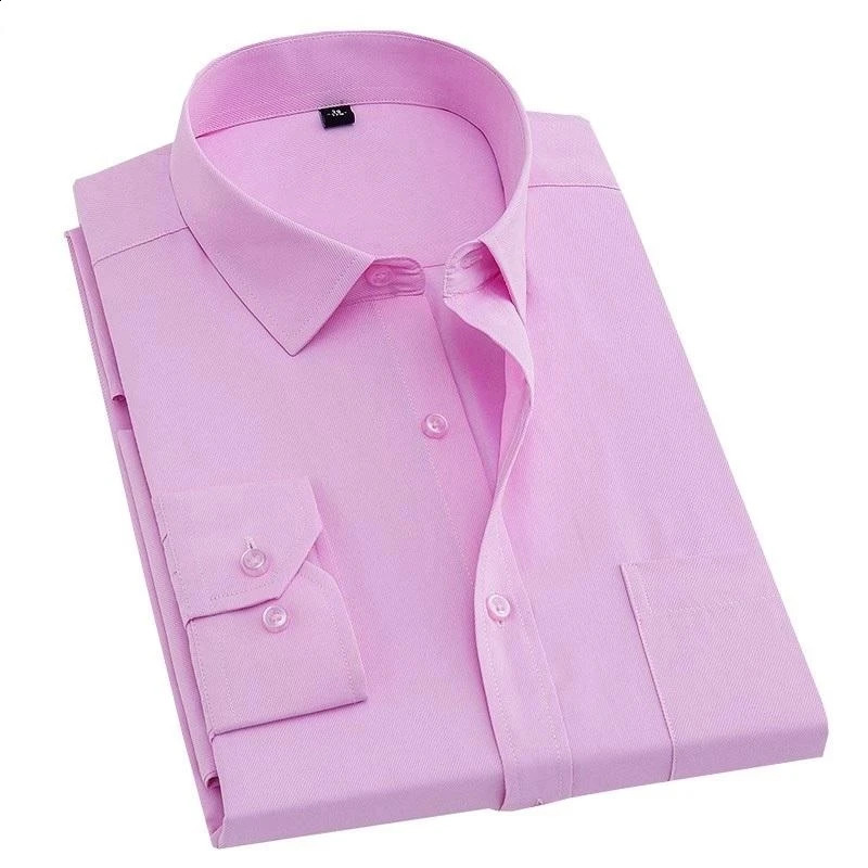 Large size 10XL 11XL 12XL 13XL shirt business office comfortable mens long sleeve top 240822