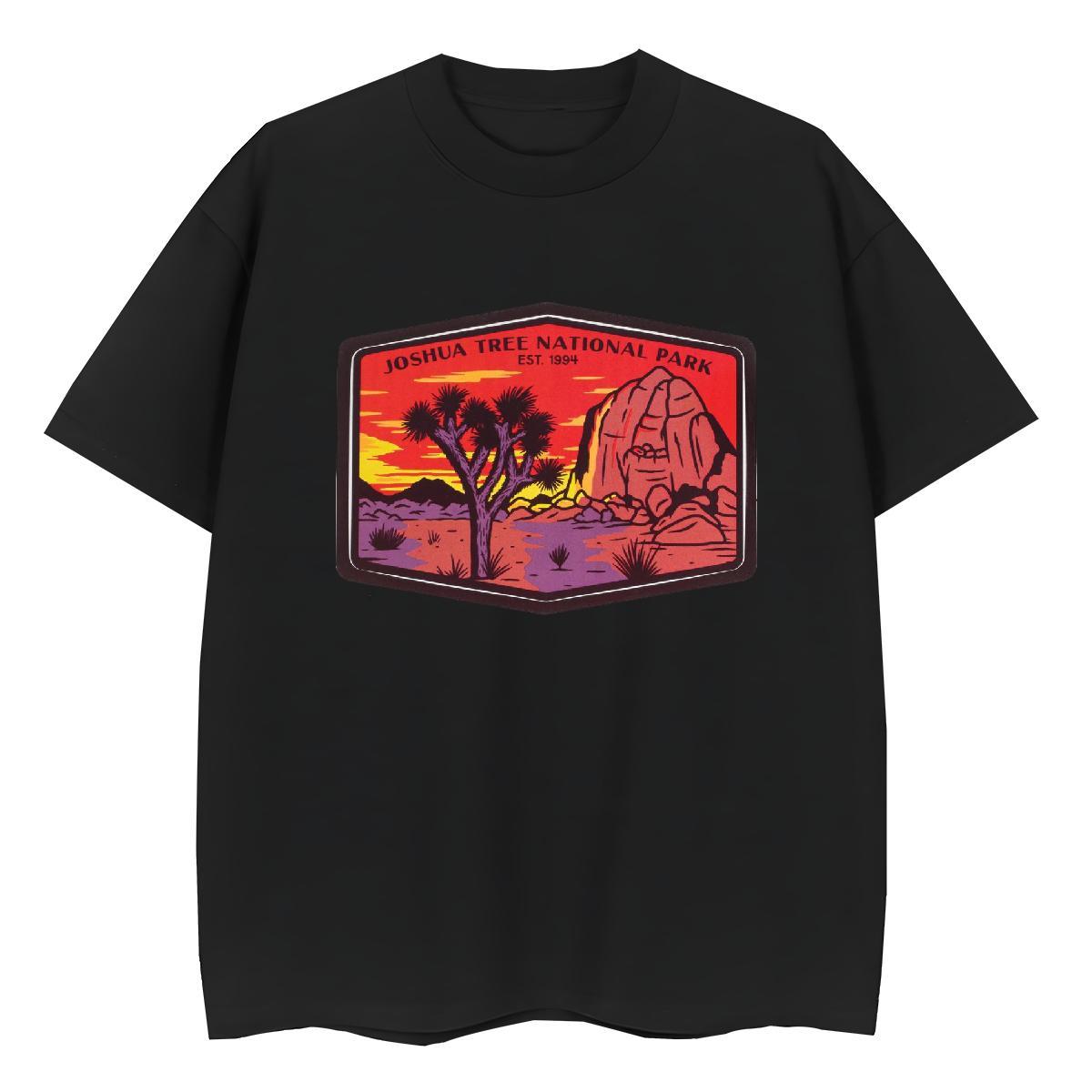 Loose Women Tshirts 230g Pure Cotton mountains Home Outdoor T shirt Crew Neck Customized Print Tees Shirts