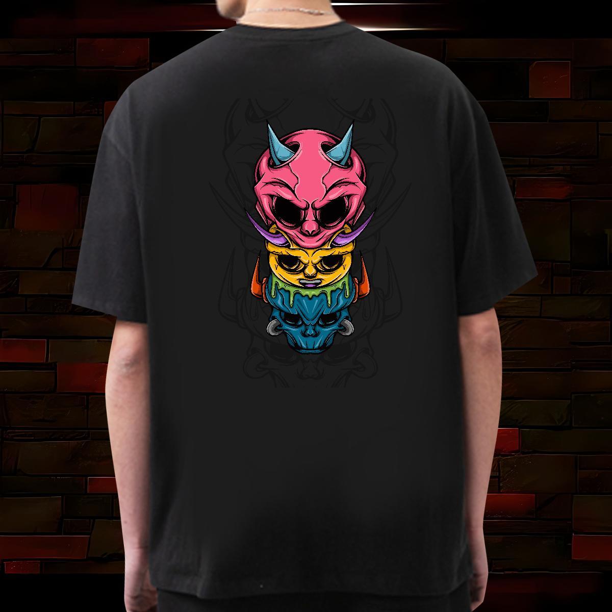 Popular T-Shirts for Men 230g 100% Cotton skull Sports Casual Custom Print Plus Size Short Sleeve Soft Men Tshirts Stylist Tops Shirt
