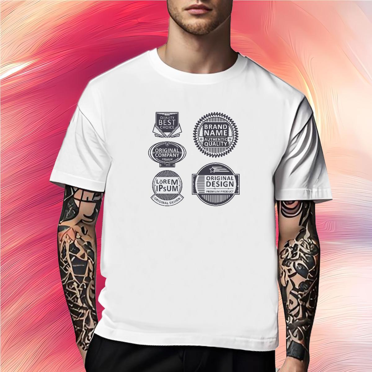 Designer T shirt 230g Cotton letter Street Custom Cartoon Crew Neck Tshirt for Man Woman DIY Tees Shirts