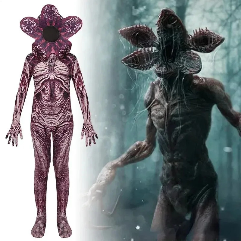 Adult Party Carnival Anime Suit Cos Cannibal Flower Onesie Halloween Horror Cosplay Costume Tights Costume 240823