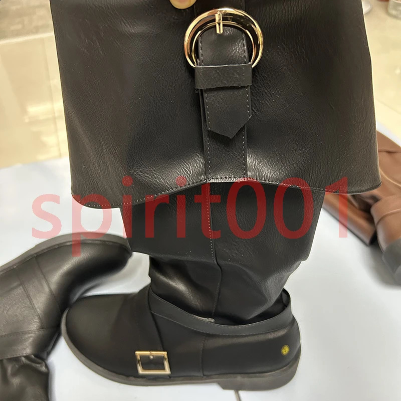 Adult medieval pirate soldier role-playing knight boots Halloween fashion buckle shoes retro party high heels 240823