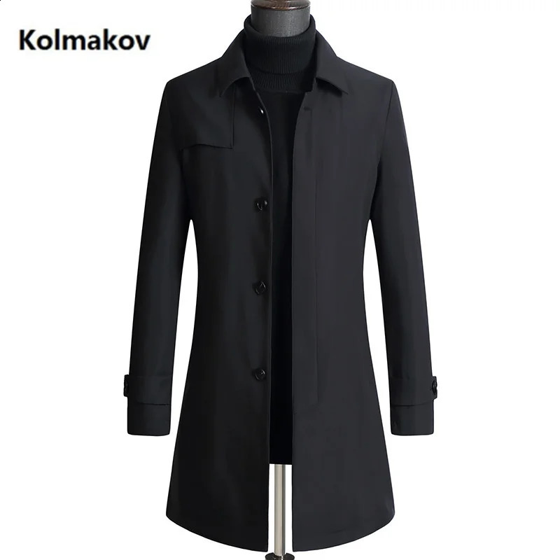winter arrival trench coat menmens 90% white duck down jackets Liner Detachable thick menplus-size M-3XL 240822