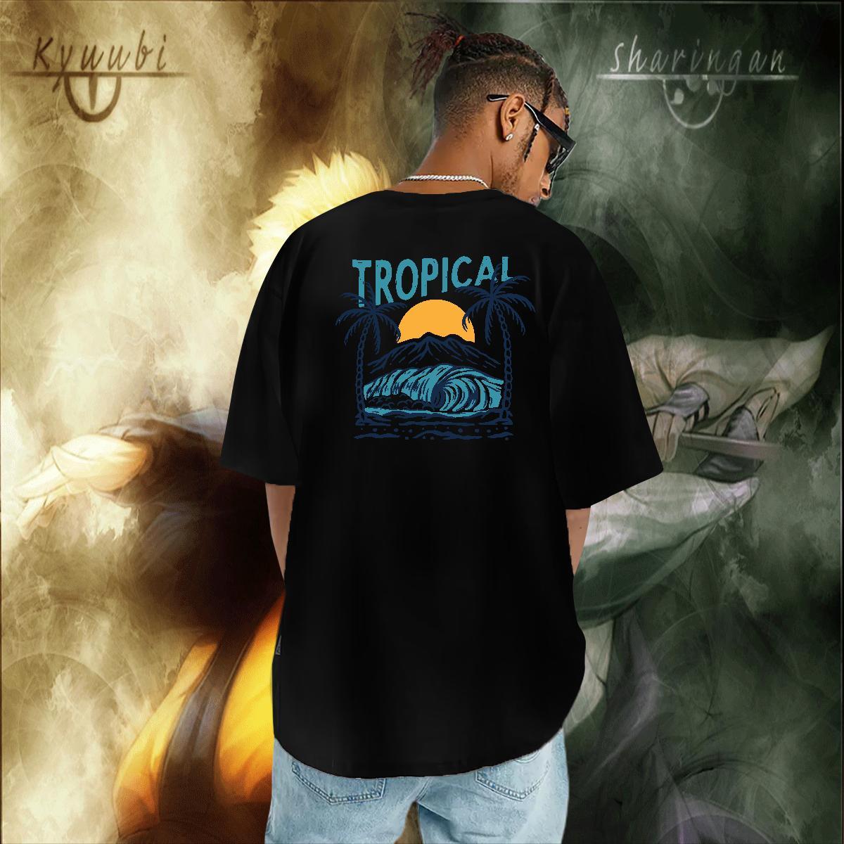 Loose Fit T-Shirts for Men 230g Cotton mountains Casual Custom Printed Breathable Short Sleeve Mens Tshirts New Designer Tops Shirt