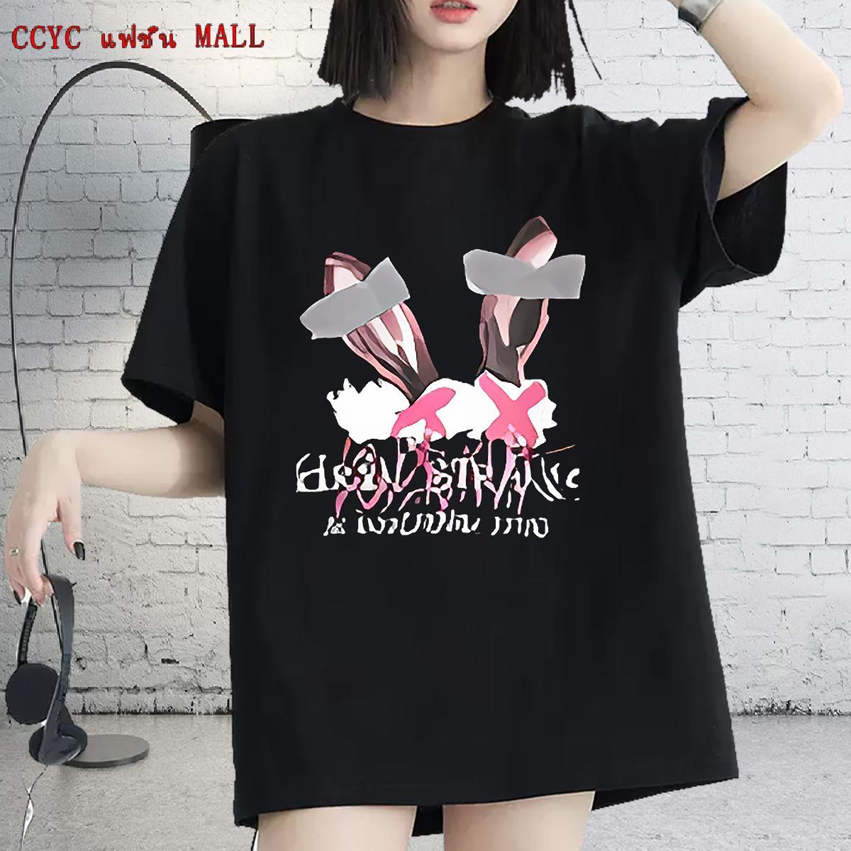 Unisex Unisex Tshirts 100% Cotton 230g letter Hip Hop Street T shirt Breathable Soft Cartoon Floral Printing Tees Shirts