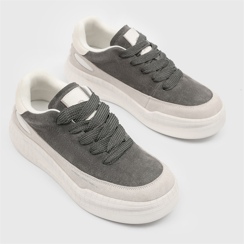 Ddmysports Spring New Casual Trendy Brand Shoes Niche Thick Bottom Splicing Black And White Versatile Board OUTDOOR
