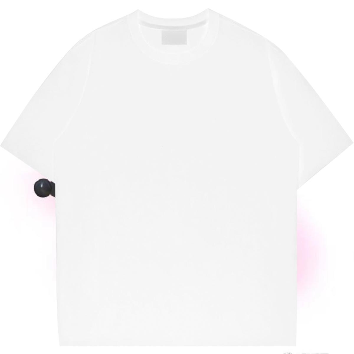 Brand Womens Tshirts 230g 100% Cotton scary Street Casual T-Shirts Crew Neck Plus Size Cartoon Tees