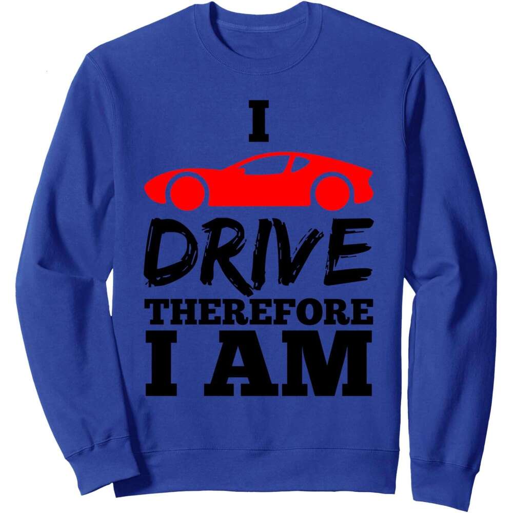 Long Sleeve Shirts for Men sweatshirt Funny Driver car auto phrases quotes Jokes White Sweatshirt T shirt Tee Streetwear Casual tops clothes