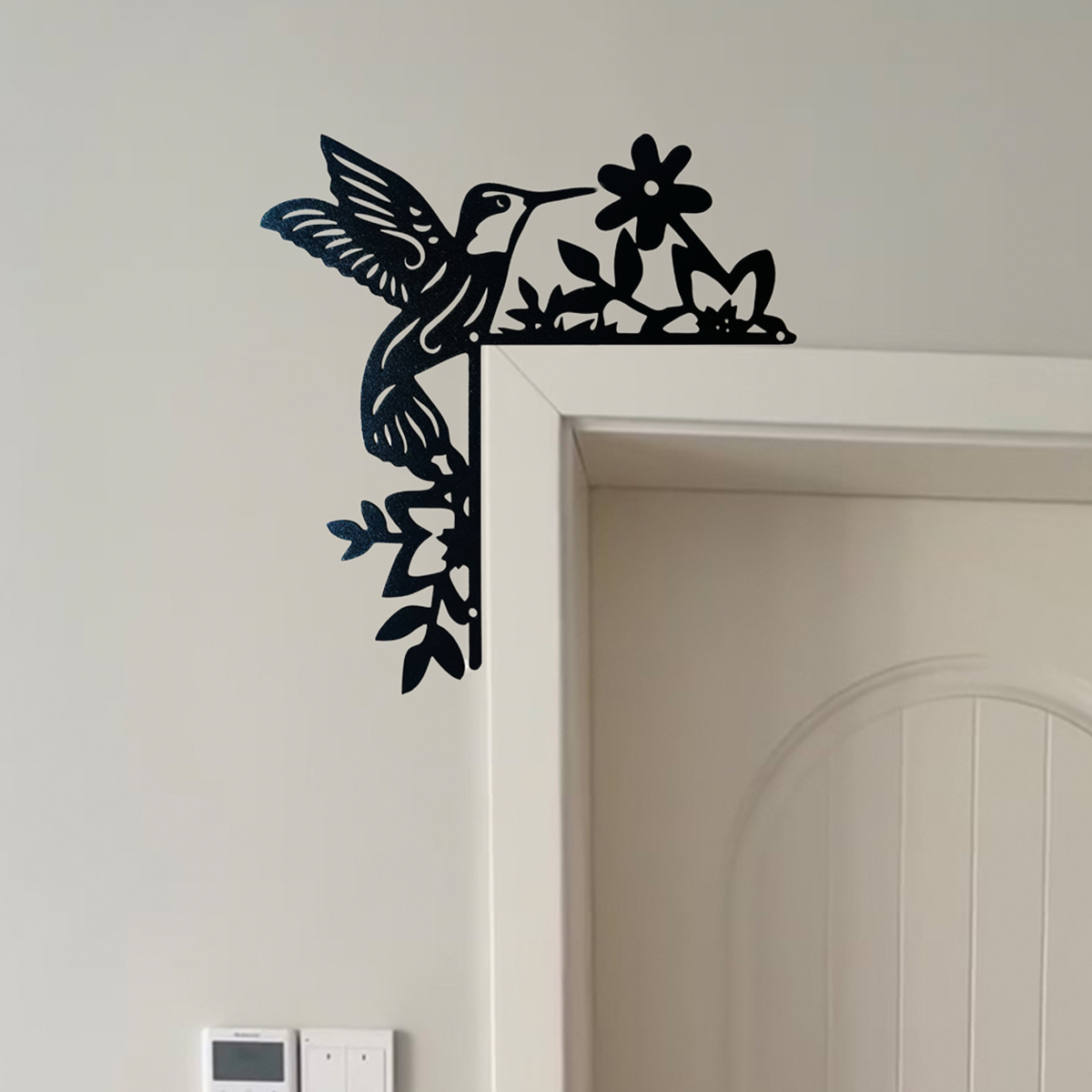 Hummingbird Door Corner Metal Sign Hummingbird Metal Wall Decor Hummingbird Valentine Gift Front Porch Address Signs