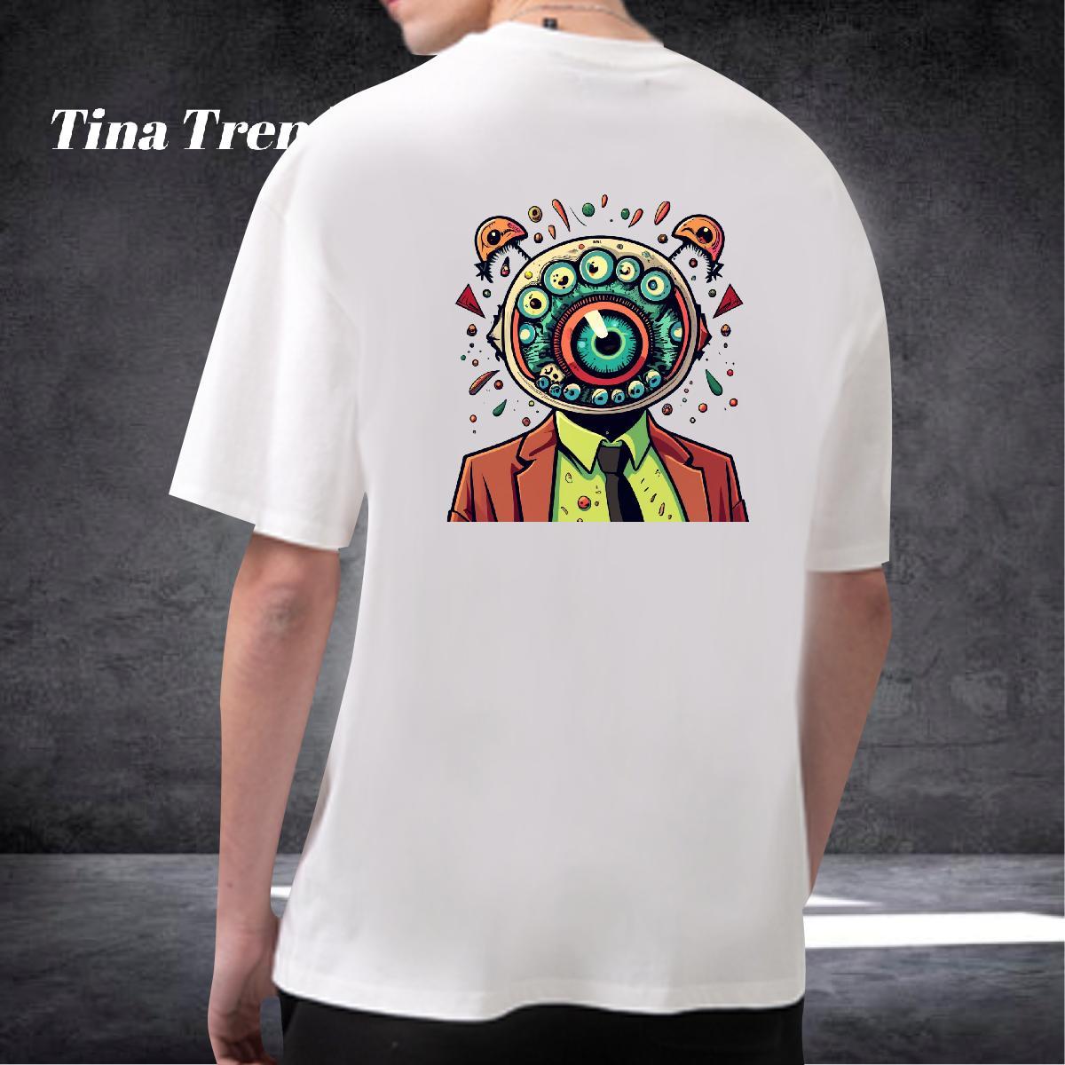 Popular T Shirt For Man 230g 100% Cotton skull Street Casual Custom Print Plus Size Crew Neck Breathable Mens Tshirts Designer Polos