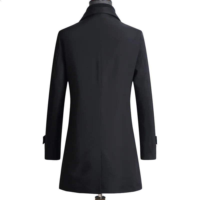 winter arrival trench coat menmens 90% white duck down jackets Liner Detachable thick menplus-size M-3XL 240822