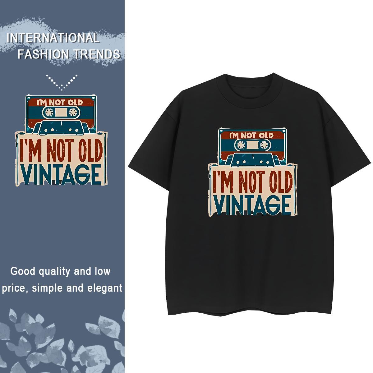Wholesale Lady T shirt 230g 100% Cotton letter Casual Sport Woman T Shirts Breathable Soft Cartoon Floral Printing Clothes