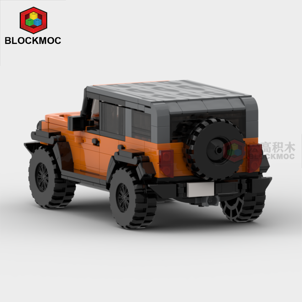 MOC Bricks Ford Barricade Raptor SUV Fordham Bronco Mustan Racing Sports Car Set Toys Speed Blocks for Gifts