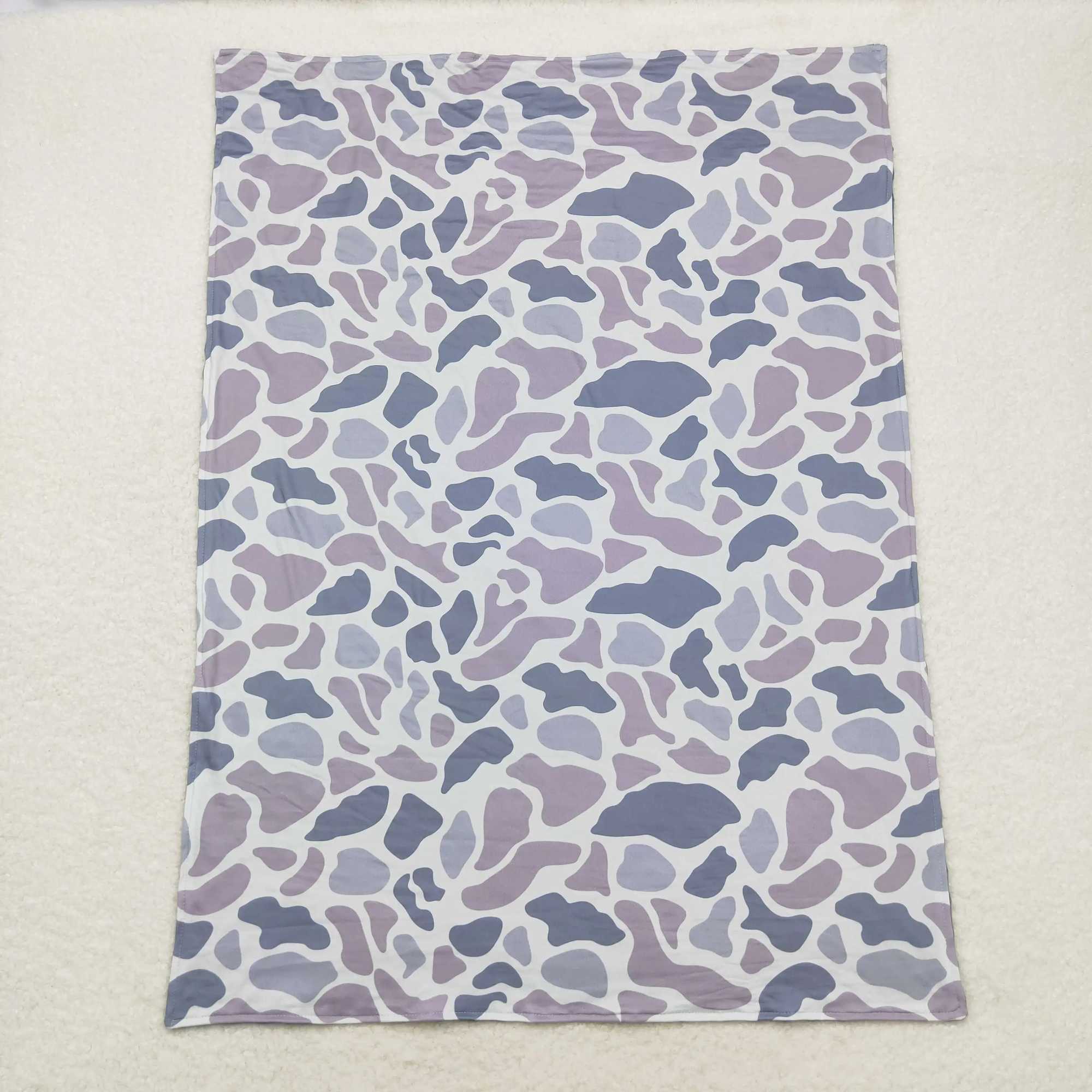Wholesale Kids Baby Girl Bedding Fleece Breathable Camo Blanket Toddler Cotton Flannel Newborn Children Thin QuiltXJ240822