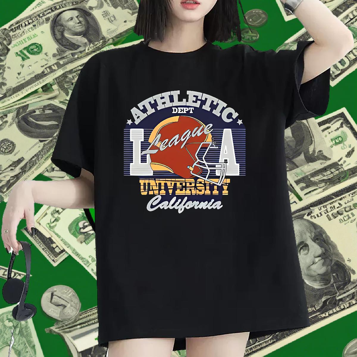 High quality Unisex Tshirts 230g Pure Cotton letter Casual Daily Wear Woman T Shirts Breathable Crew Neck Anime Oversized Tops