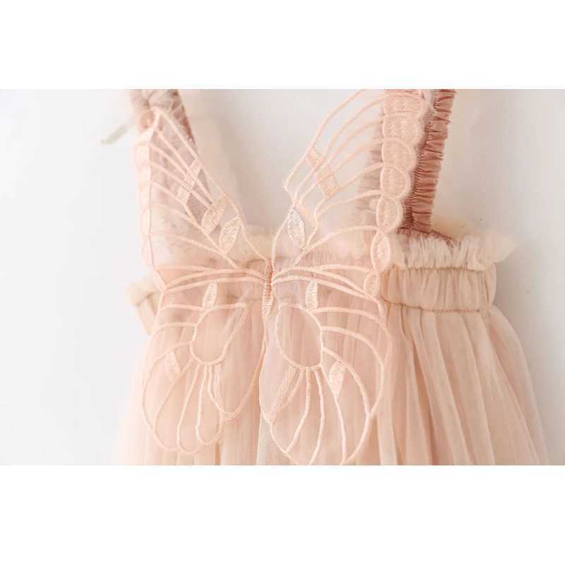 Flower girl wedding dress toddler wedding dress baby short skirt white purple butterfly dress summer bridesmaid dress ball dress princess dress W24082