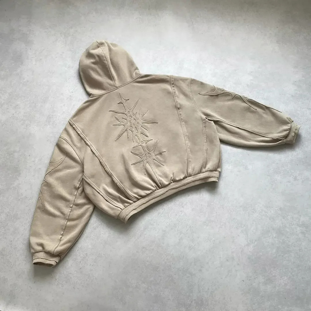 2024 Spring Camouflage Full Print Zipper Hoodie Men and Women Casual Loose Hundred Street American Jacket Y2k Clothing 240822