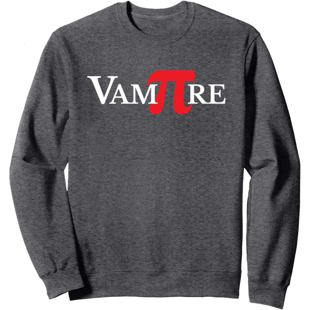 Long Sleeve Shirts for Men sweatshirt Vampire Pi Day Funny Gift for Math Lovers Sweatshirt T shirt Tee Streetwear Casual tops clothes