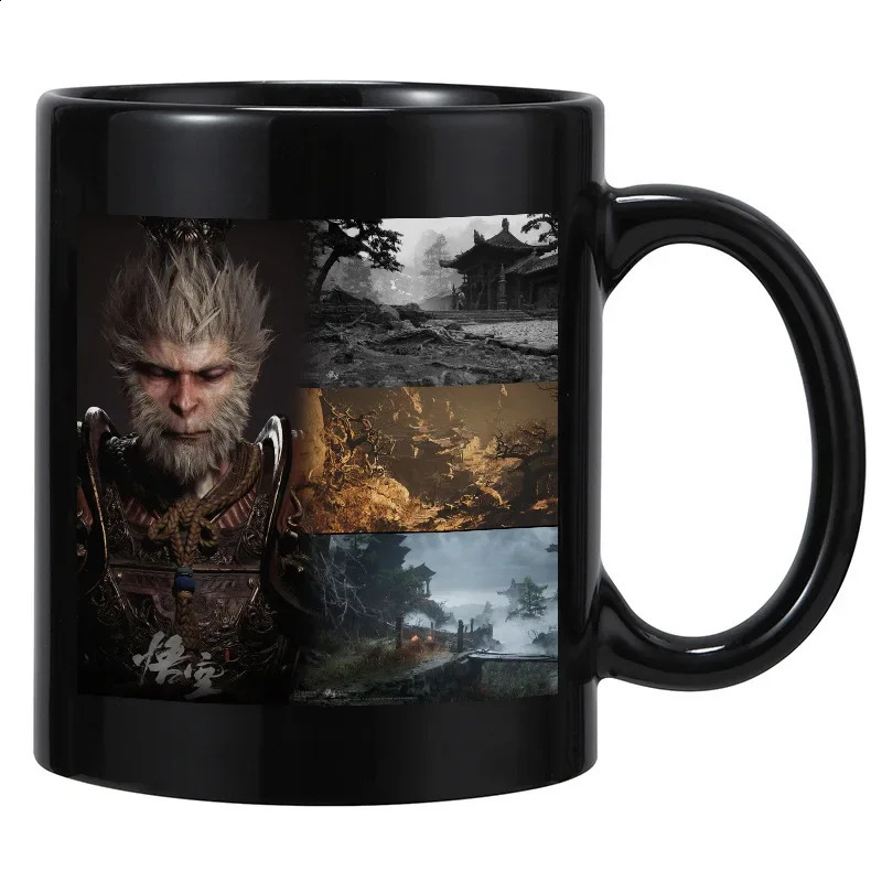 Black Monkey Wukong Game Genuine License Ceramic Cup Ceramic Cup Ceramic Cup Coffee Cup Player Periphery Products Friend Gifts Water 240822