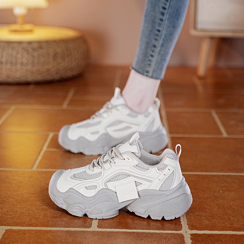 Ddmysports Ins Korean Version New Height Increasing For Women Autumn Student Running Thick Soled Sports Dad Casual Shoes RW AB OUTDOOR