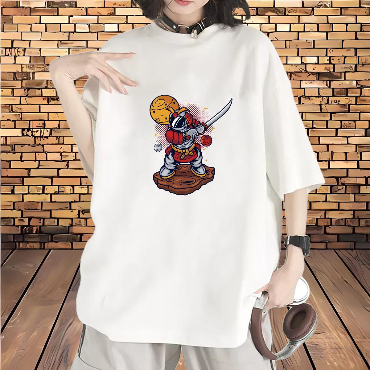Soft Tshirt for Man Woman 100% Cotton 230g universe Hip Hop Womens T Shirts O Neck Short Sleeves Custom Cartoon Clothes