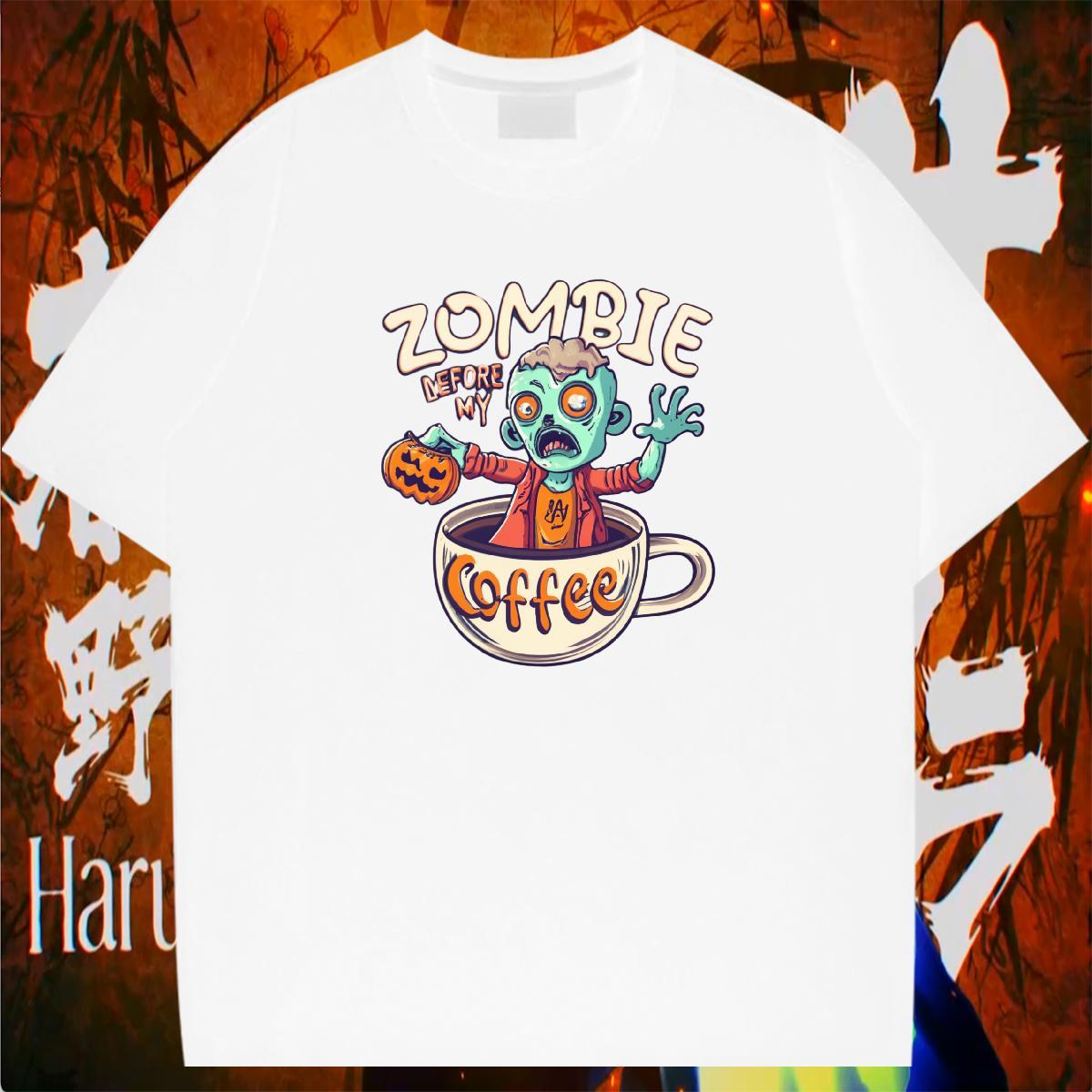 Classic T-Shirts 100% Cotton 230g skull Home Outdoor White Plus Size Short Sleeve Soft Men Clothes T-Shirt Fashion Design Wear