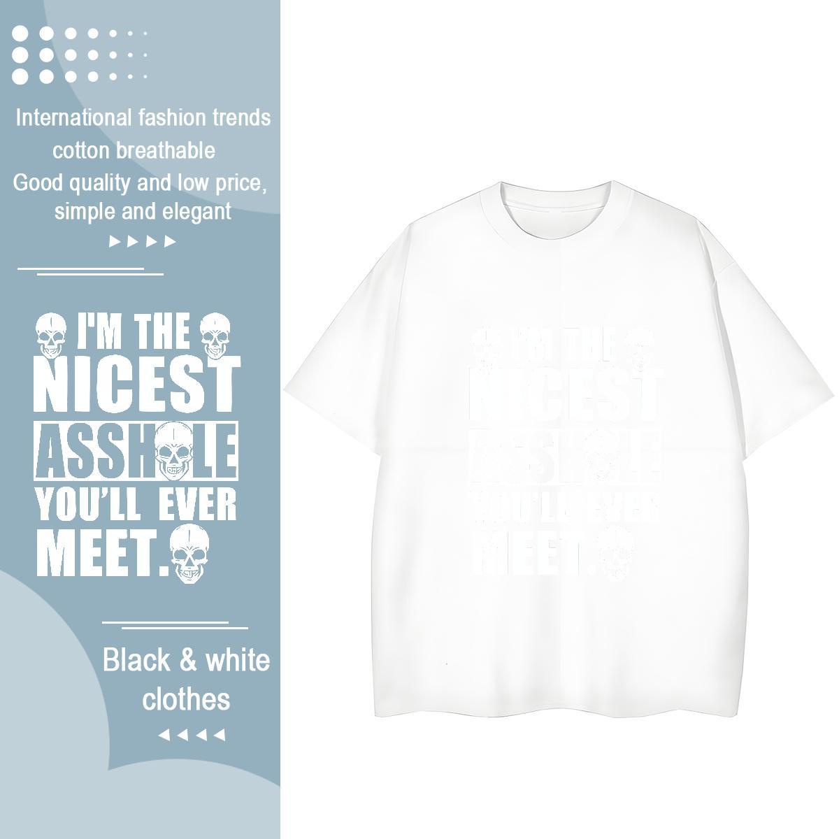 Designer Womens Tshirts 230g Pure Cotton letter Daily Wear Womens T Shirts Short Sleeve O-Neck Black White Clothes Shirt