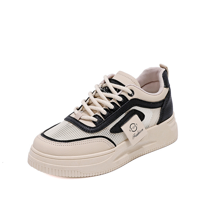 Ddmysports White Spring Summer New Collection Breathable Panel Single Versatile Sports Mesh Shoes For Women OUTDOOR