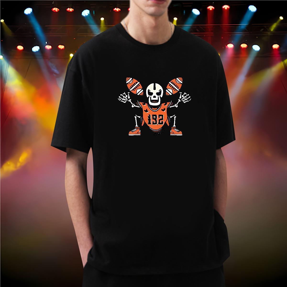 Comfortable T shirt 230g Pure Cotton skull Sport Anime Crew Neck Mens Tshirts Custom Tees Shirts