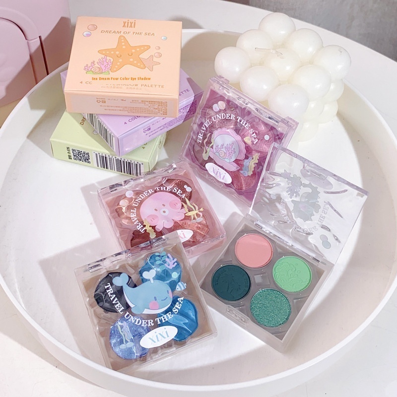 Student Friendly Xixi 'Dreams at Sea' Eyeshadow Kit Multi-Shade Collection with Pearlized Effects