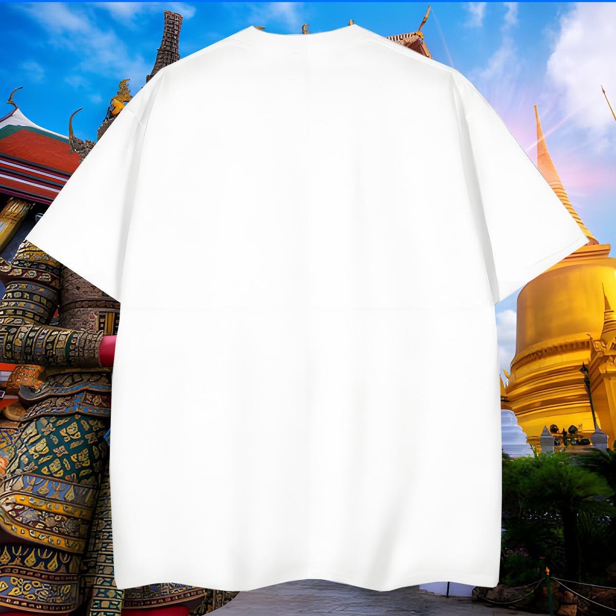 Designer T Shirts Men 100% Cotton 230g moon High Street Hip Hop Oversized 4XL Breathable Crew Neck Tshirts Customized Tees Shirts