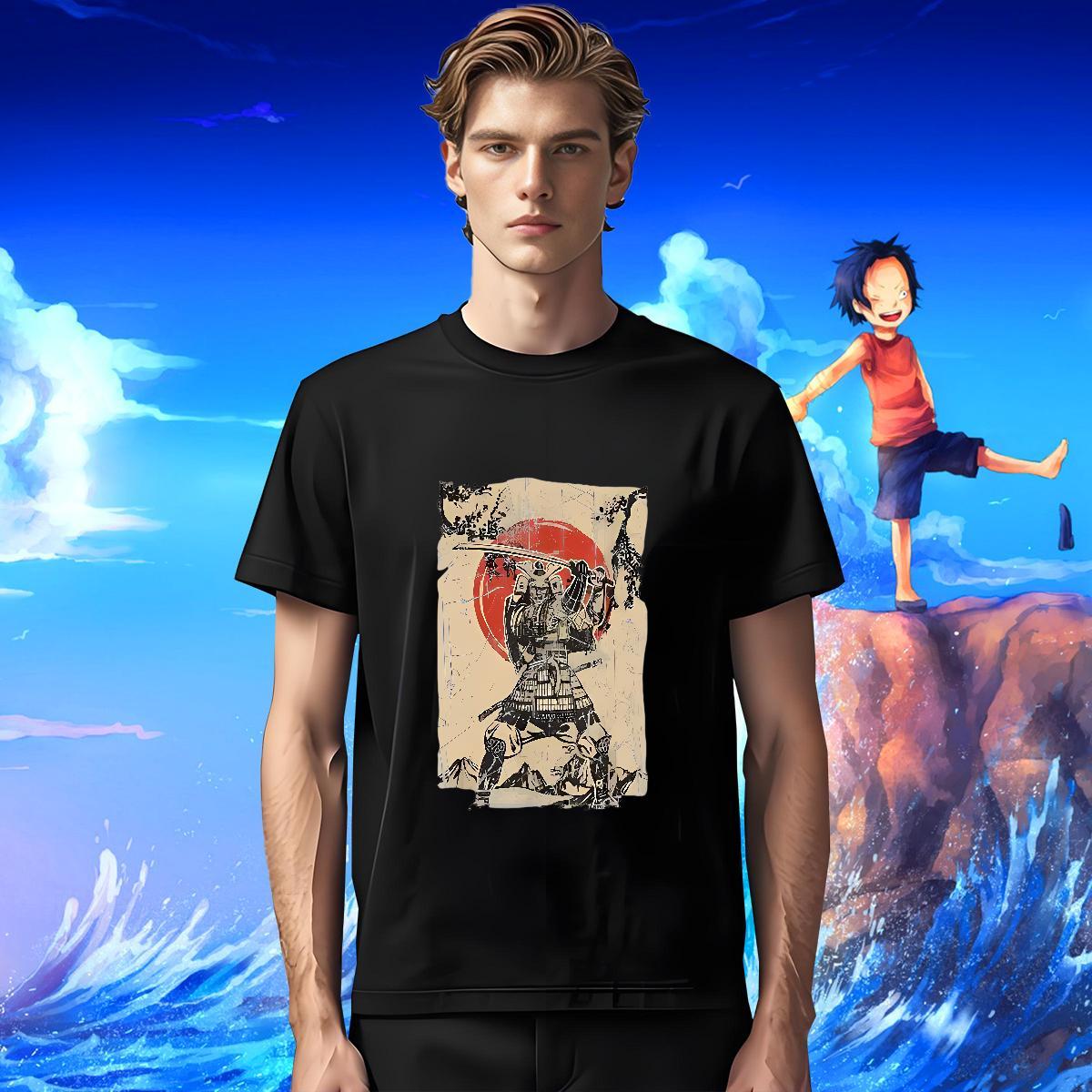 Unisex T-Shirts 230g Cotton skull High Street Hip Hop Black White O-Neck Short Sleeve Men Tshirts DIY Customized Clothes