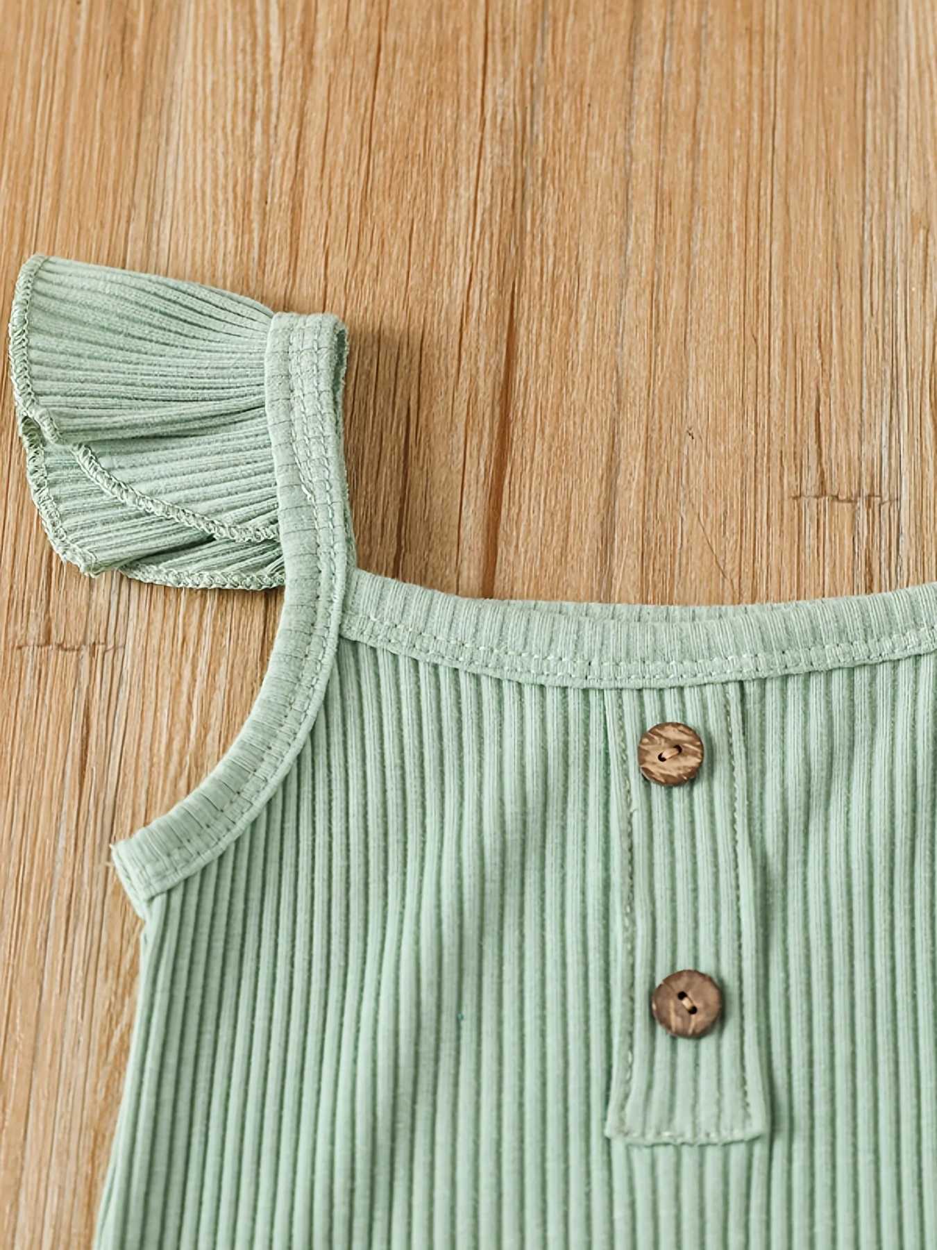 Summer Newborn Baby Girl Clothes Set Sleeveless Bodysuit Printed Shorts 3pcs Clothing Suit Baby Girl Clothes W250218