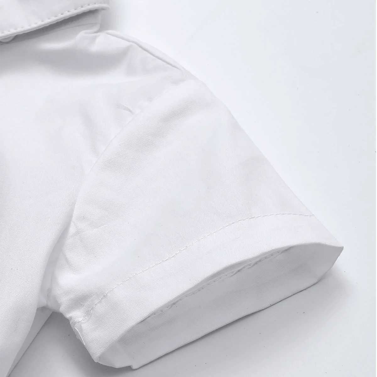Boy Christmas Set Preschool White Baptist Baby Wedding Dress Set Baby Gentleman Birthday Short Sleeves 2PCS W240823