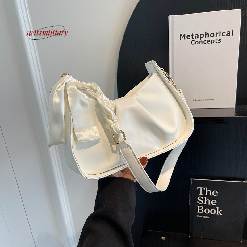 Swissmilitary High end pleated cloud in the summer of 2024, trendy and niche bag with stylish texture for women #24