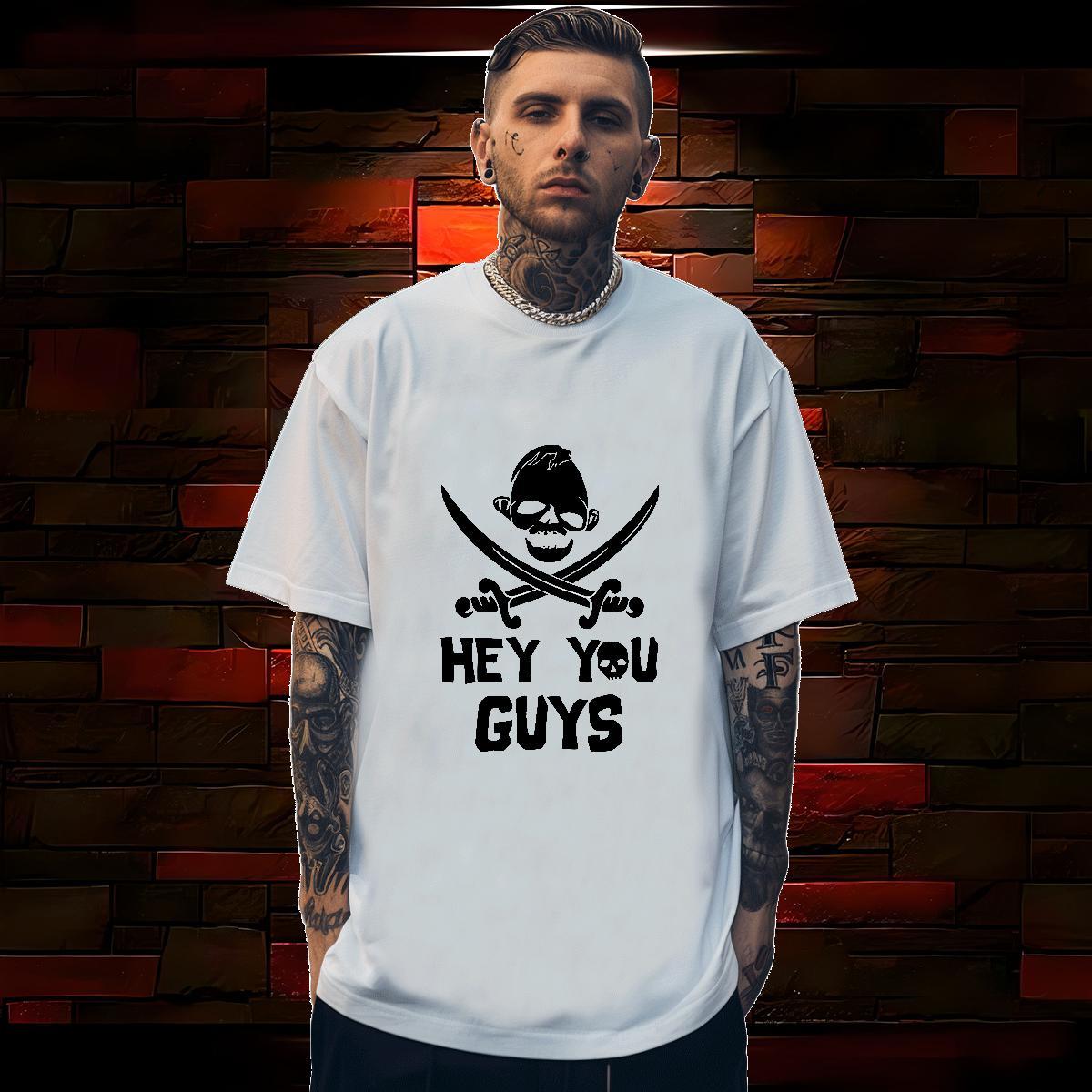 Designer T-Shirts for Men 230g 100% Cotton monster Anime Printing Street Oversized 4XL Breathable Short Sleeve Men Tops Tees New Arrival Wear