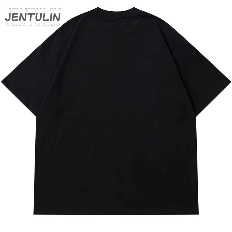 Vintage Gothic oversized Tshirt Harajuku hiphop top with aesthetic graphic printing Y2k mens streetwear fashion Korean 240822