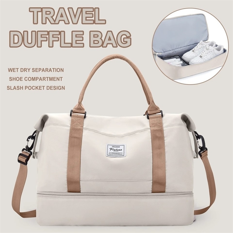 Likros luggage bag travel bag shoe company gym handbag shoulder bag for women overnight on weekends 240822